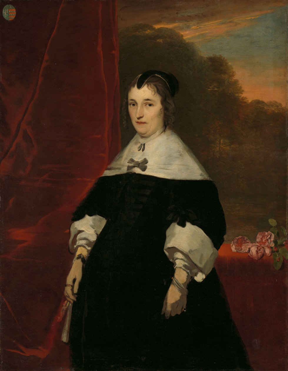 Machteld Bas (d. 1681). Kona til Abraham de Visscher av Abraham van den Tempel (attributed to)