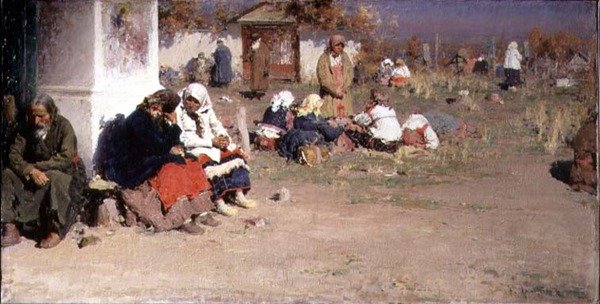 Radonice før messe av Abram Efimovich Arkhipov
