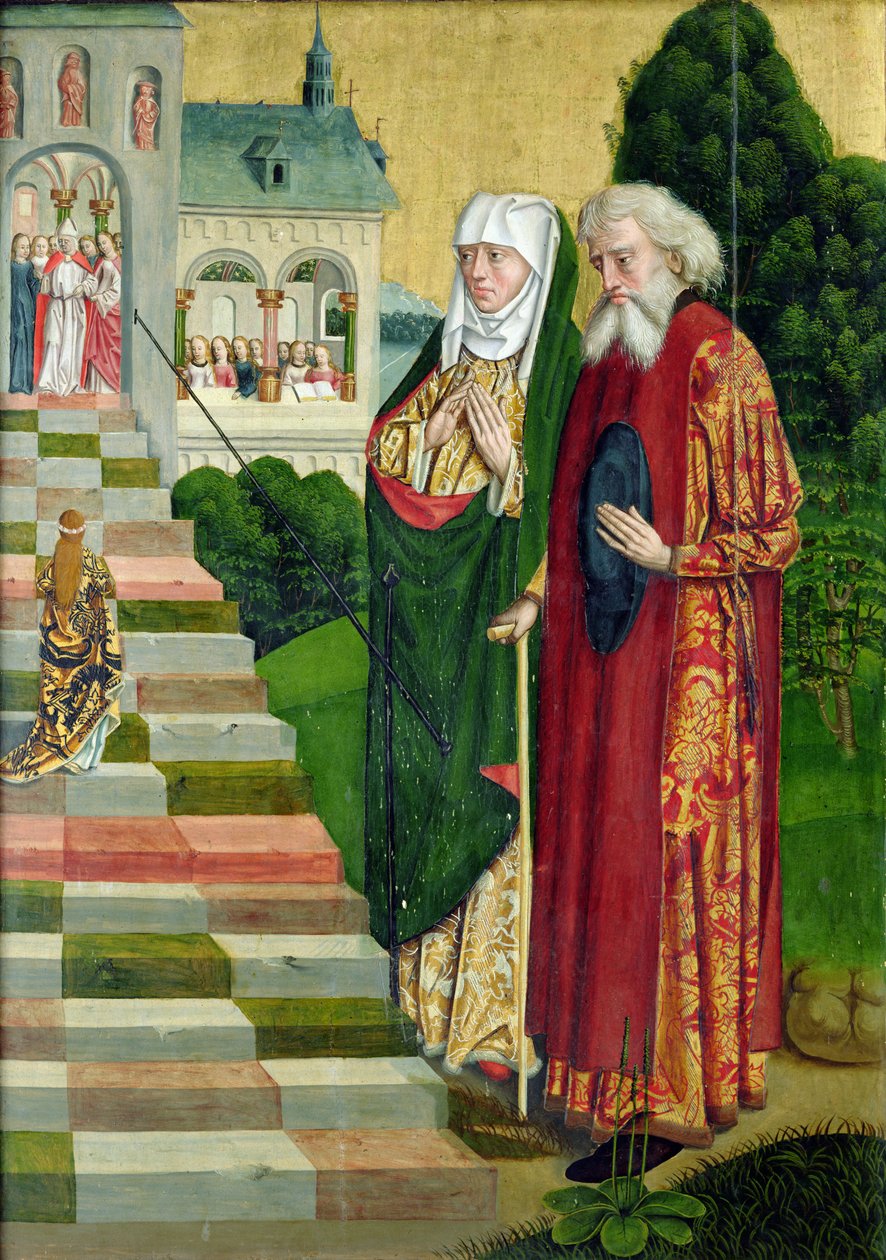 Presentasjon av jomfruen, fra kuppelalteret, 1499 (tempera på panel) av Absolon Stumme