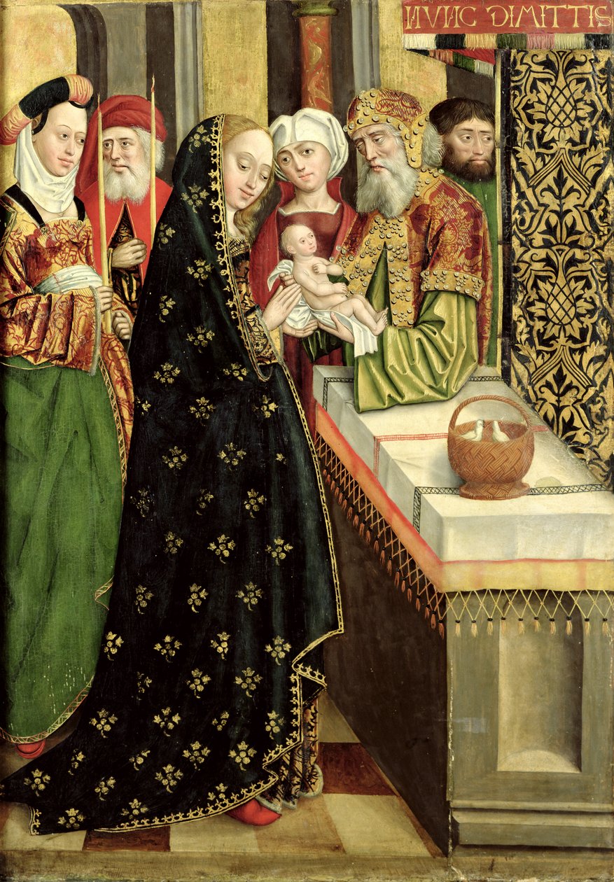 Presentasjonen i tempelet, fra kuppelalteret, 1499 (tempera på panel) av Absolon Stumme