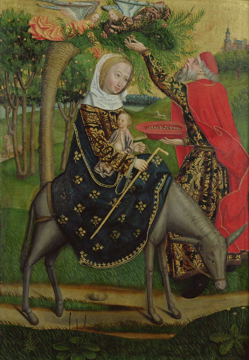 The Flight into Egypt, from the Dome Altar, 1499 (tempera på panel) av Absolon Stumme