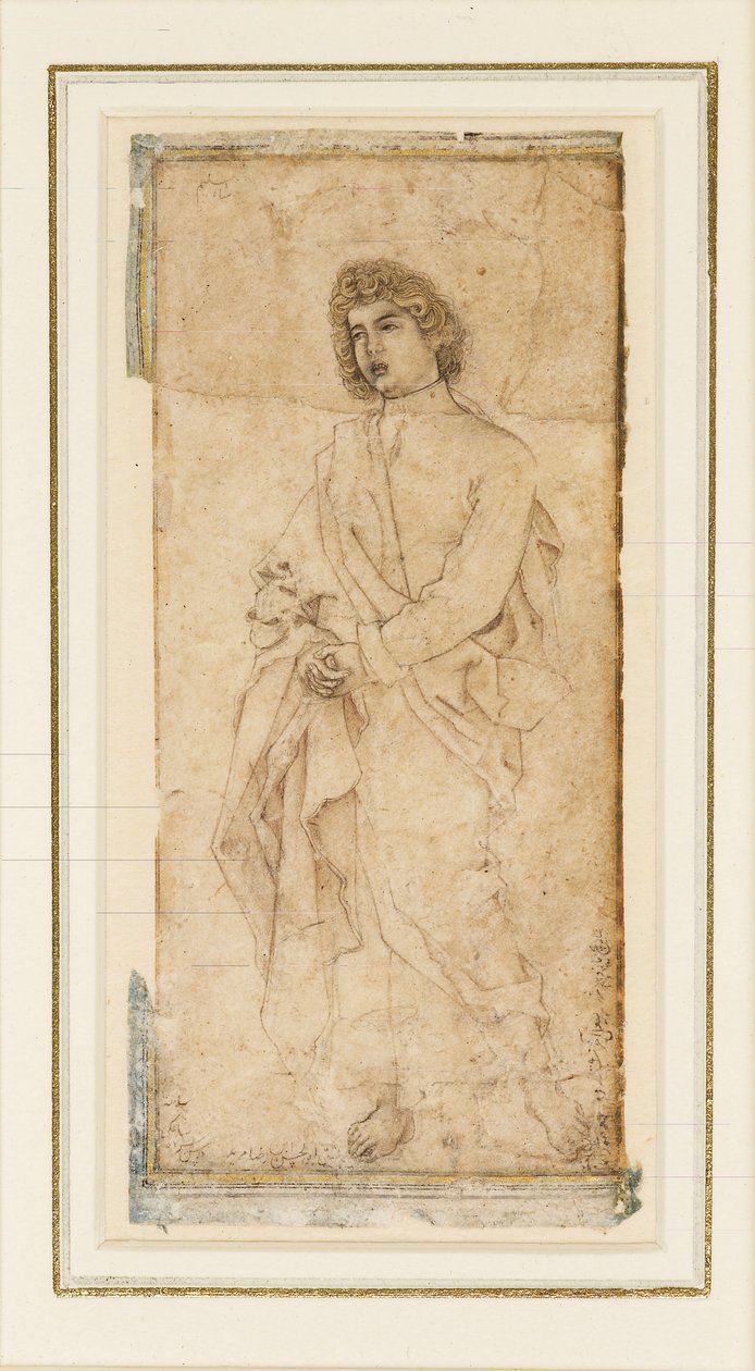Evangelisten Johannes, 1600-1601 av Abu al Hasan