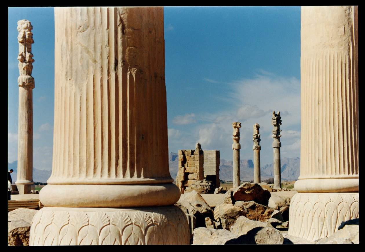 Søyler fra den østlige portikken til Apadana, ca. 500-480 f.Kr av Achaemenid
