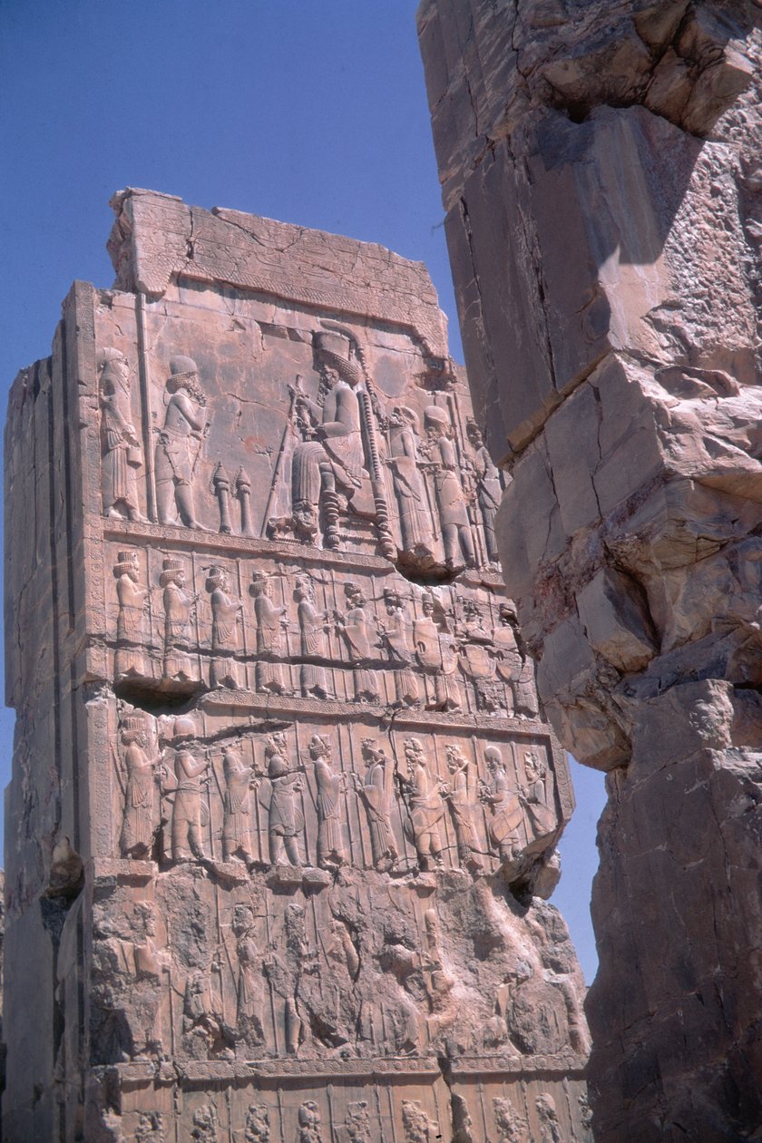 Søylerelieff fra Darius-palasset, Persepolis, Iran av Achaemenid