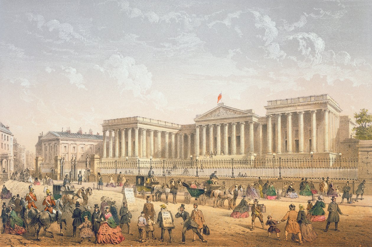 British Museum, ca. 1862 av Achille Louis Martinet