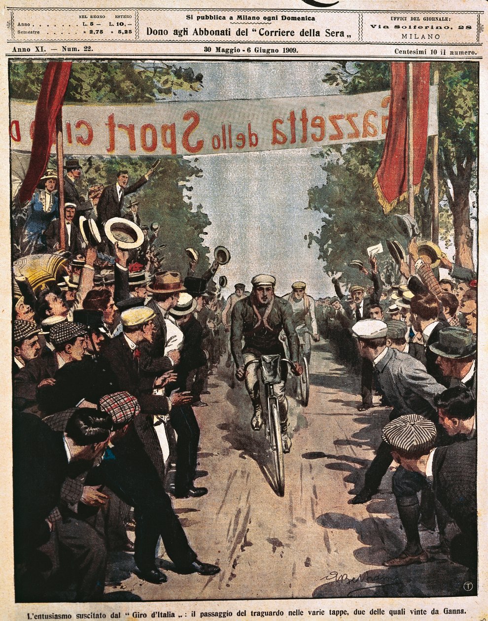 Syklister ved Giro d