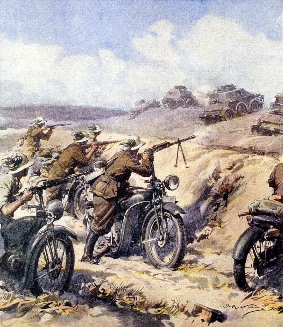 WWII - 1940 1941 - Nordafrikansk kampanje - Italiensk invasjon av Egypt av Achille Beltrame