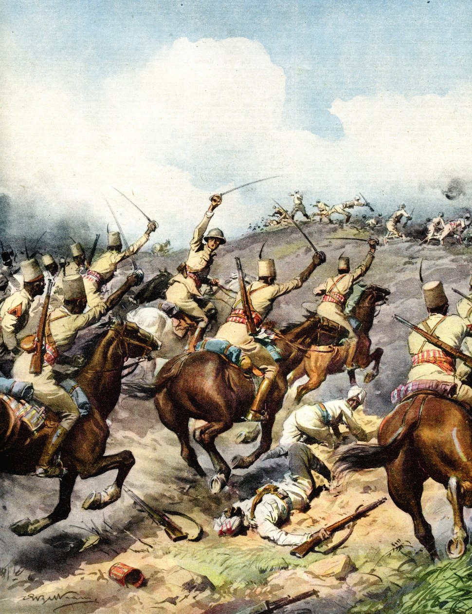 WWII 1940 1941 War East African Campaign – Heroes of Africa av Achille Beltrame
