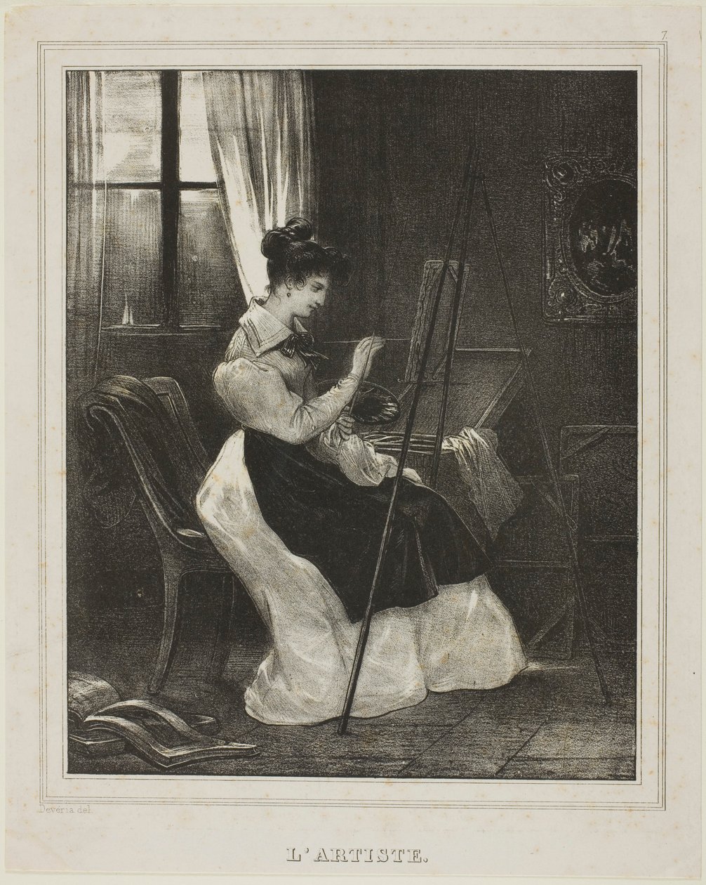 Kunstneren av Achille Devéria