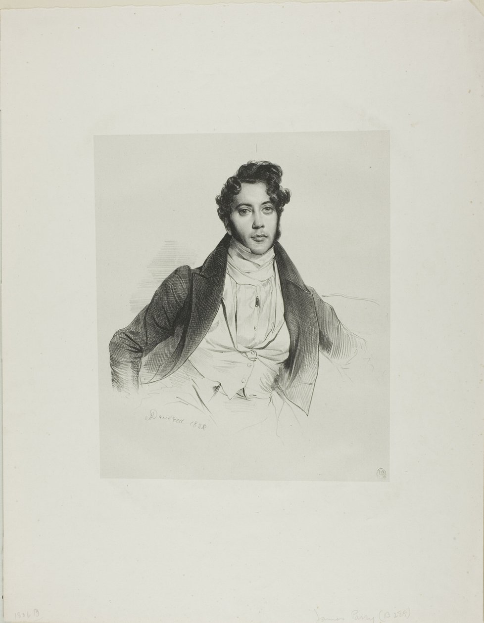 James Parry av Achille Devéria