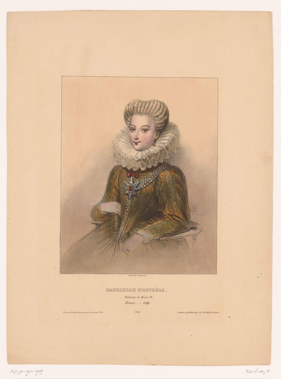 Portrett av Gabrielle d
