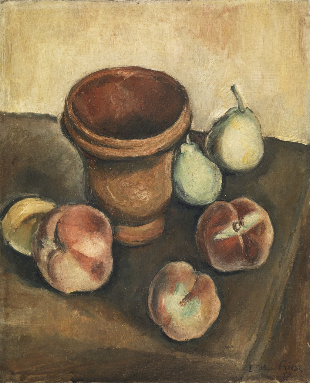 Stilleben med fersken og pærer av Achille Emile Othon Friesz