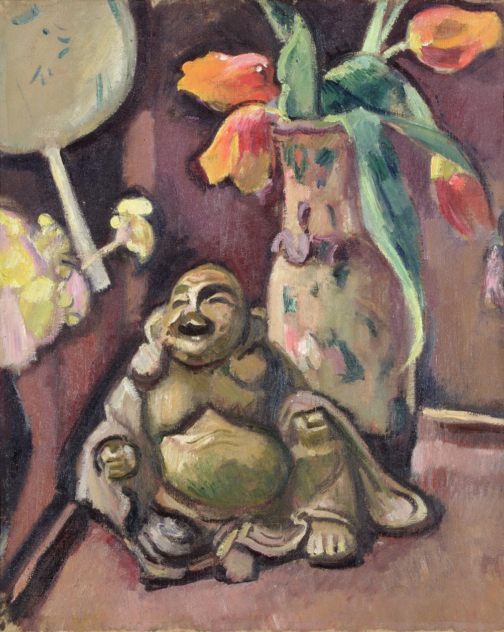 Stilleben med en Buddha-statuett av Achille Emile Othon Friesz