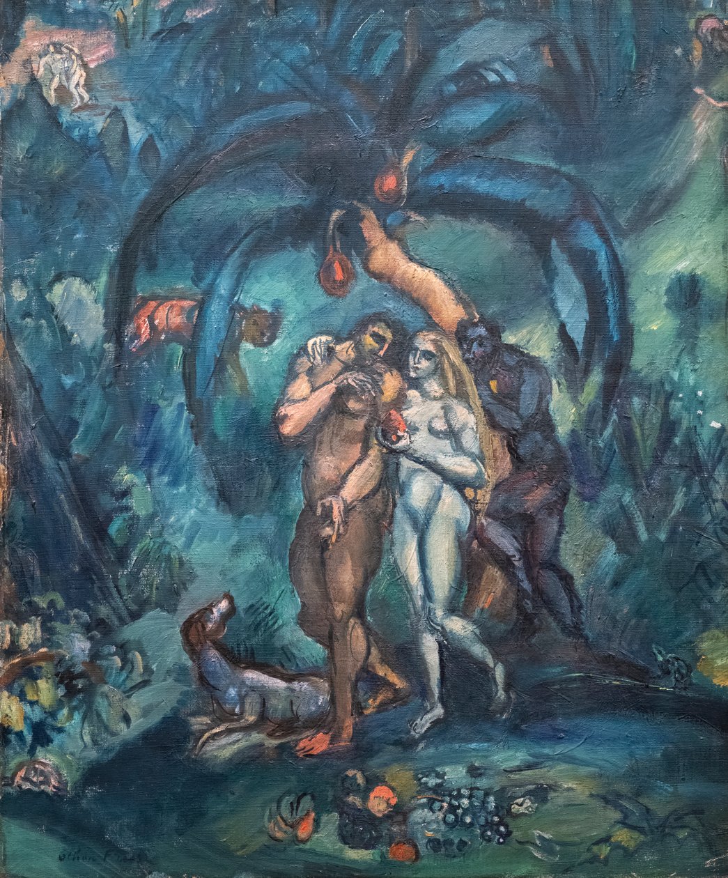 Fristelse (Adam og Eva) av Achille Emile Othon Friesz