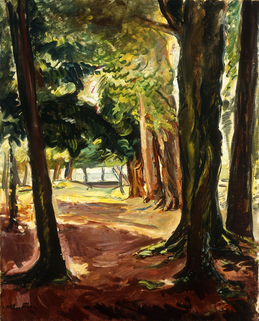Trær nær Cote de Grace; Trærne nær Cote de Grace av Achille Emile Othon Friesz