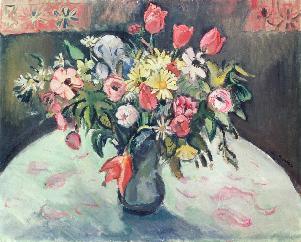Tulipaner og Margueritter av Achille Emile Othon Friesz