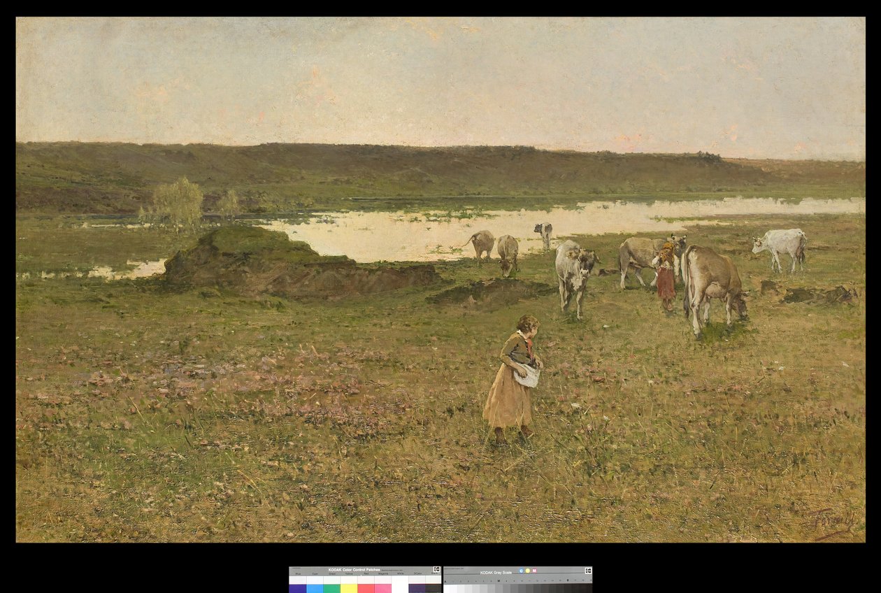 Beite på dalen, 1906 av Achille Formis Befani