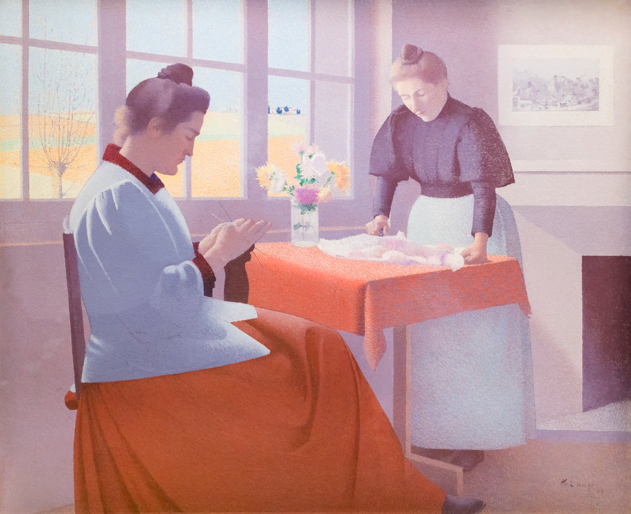 Ved vinduet av Achille Lauge