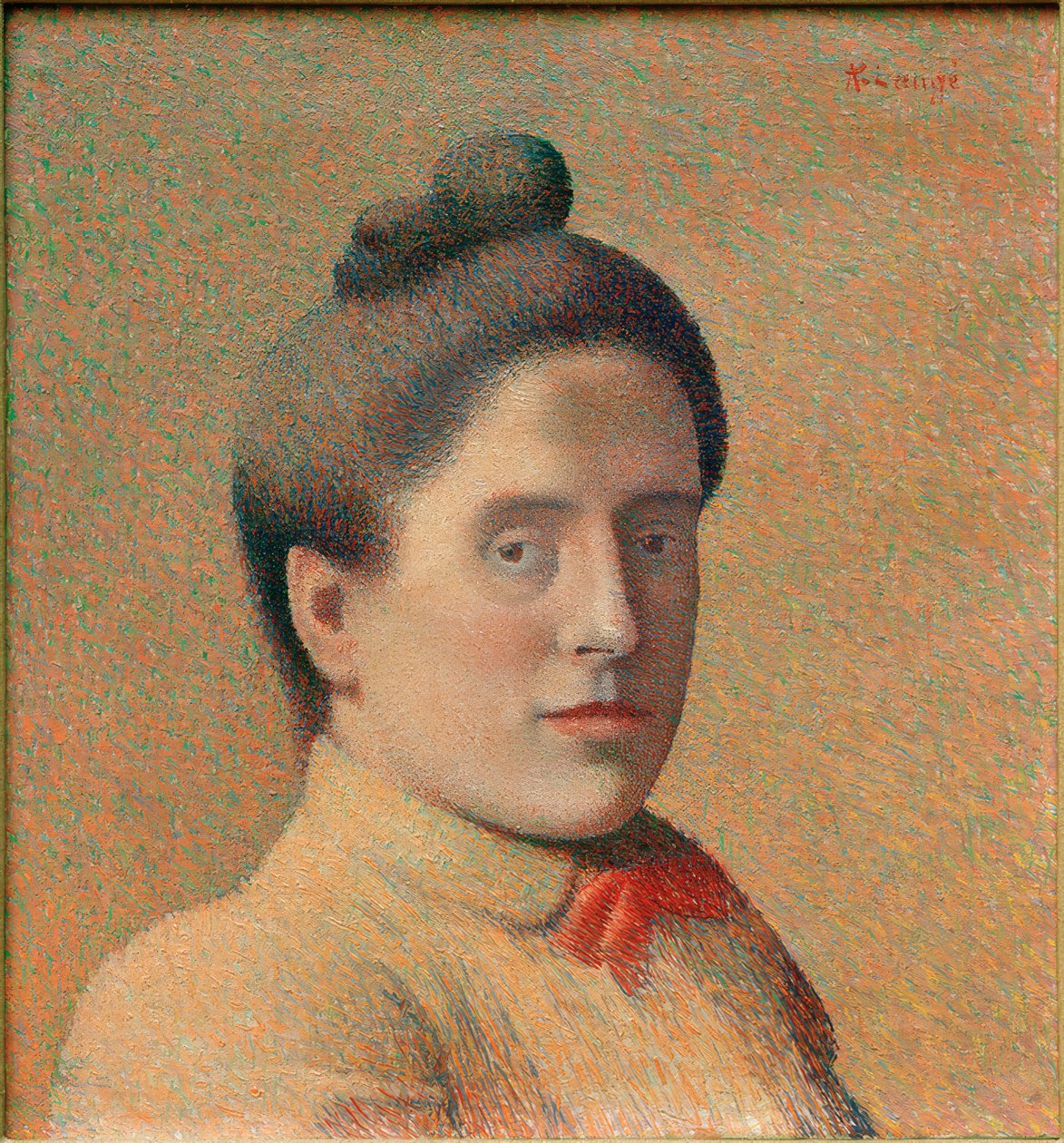 Portrett av en kvinne av Achille Lauge