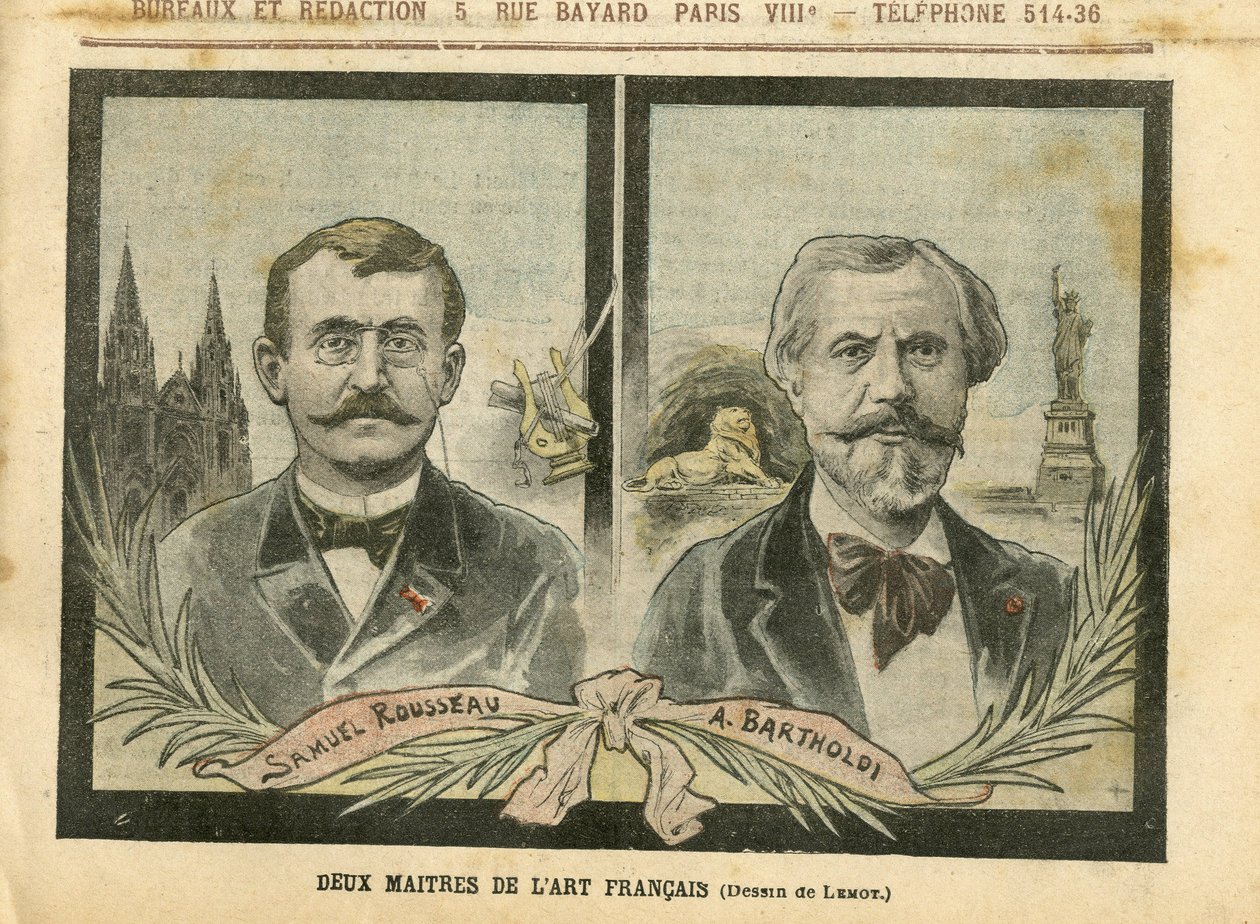 Illustrasjon av Achille Lemot (1846-1909) i Le Pelerin av Achille Lemot