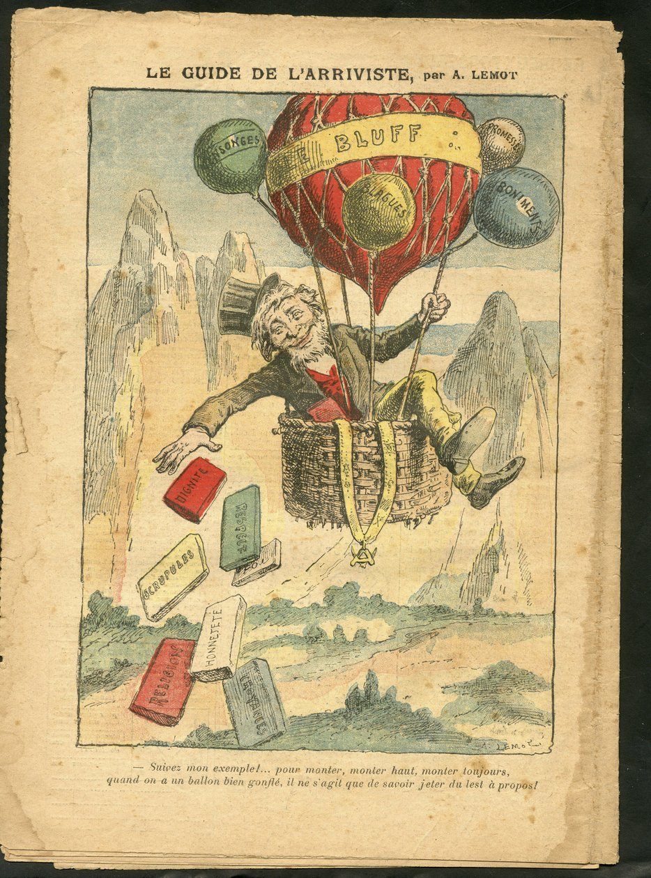 Illustrasjon av Achille Lemot (1846-1909) i Le Pelerin av Achille Lemot