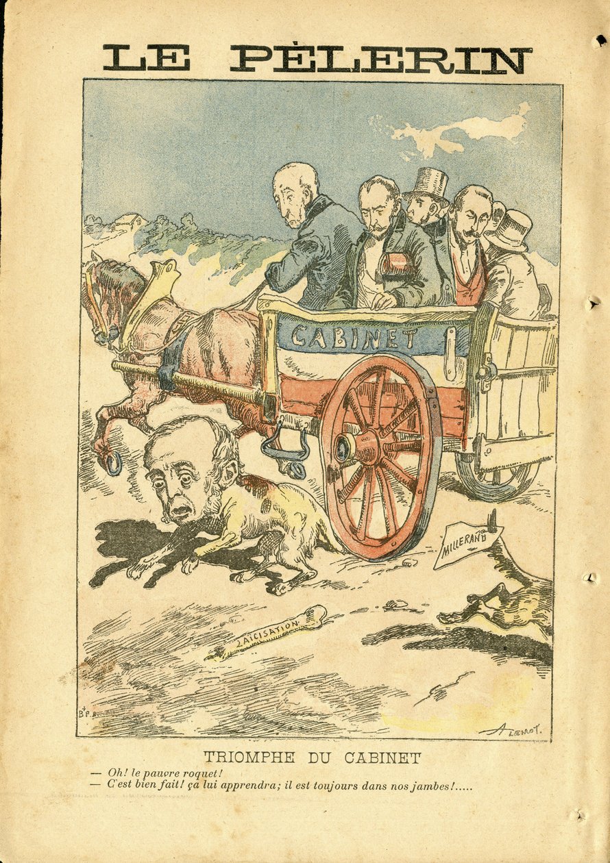 Illustrasjon av Achille Lemot (1846-1909) i Le Pelerin av Achille Lemot