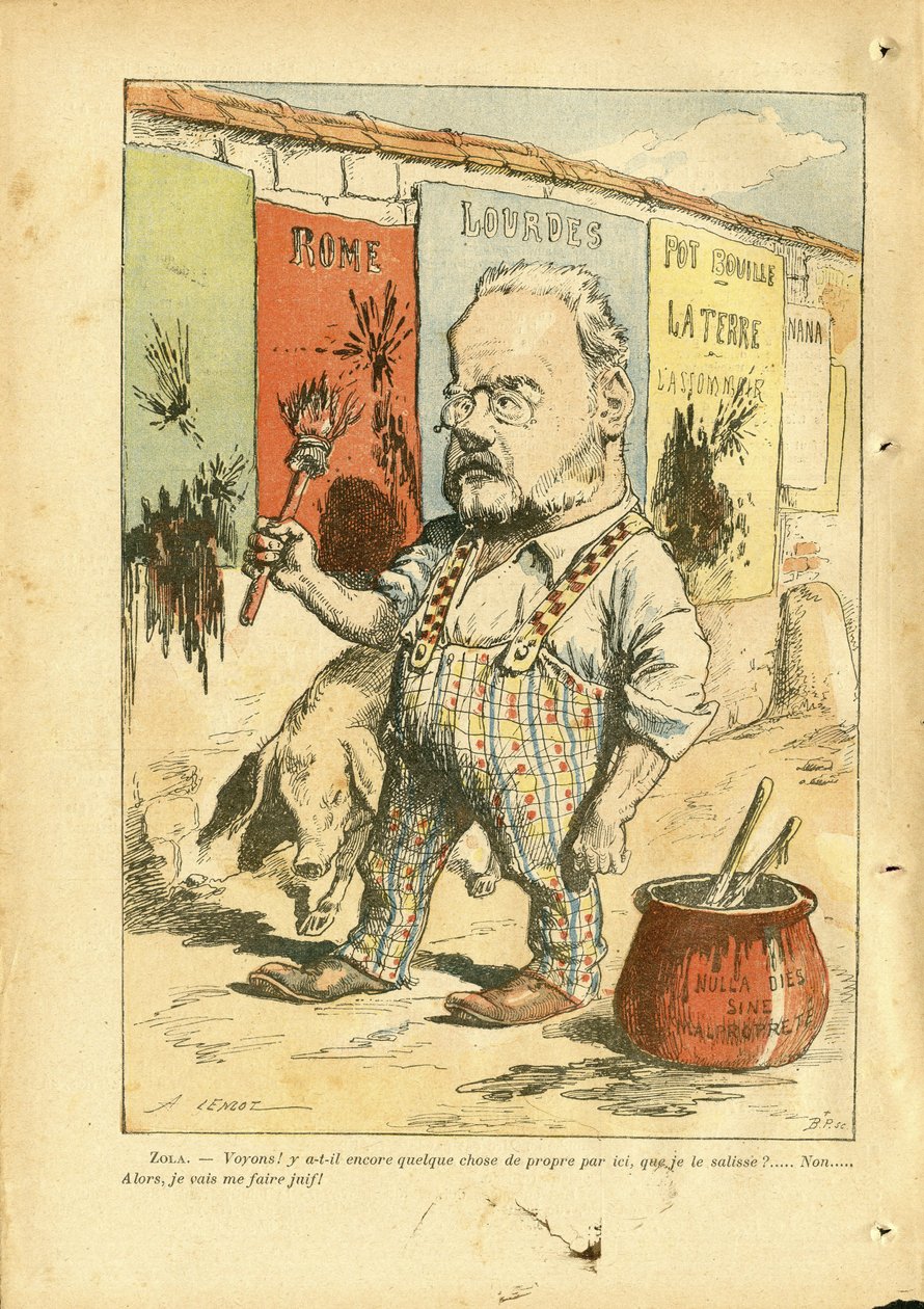 Illustrasjon av Achille Lemot (1846-1909) i Le Pelerin av Achille Lemot
