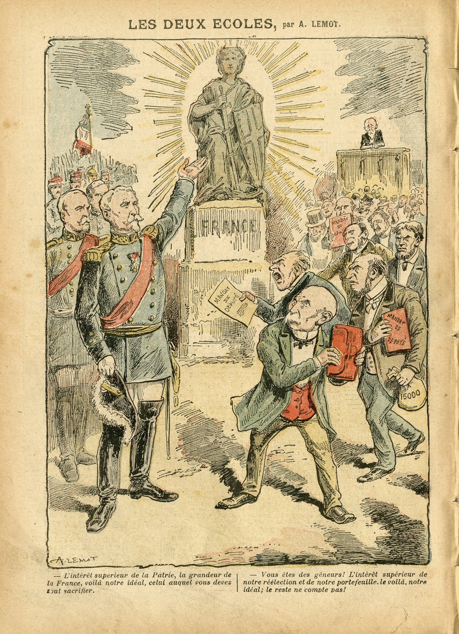 Illustrasjon av Achille Lemot (1846-1909) i Le Pelerin av Achille Lemot