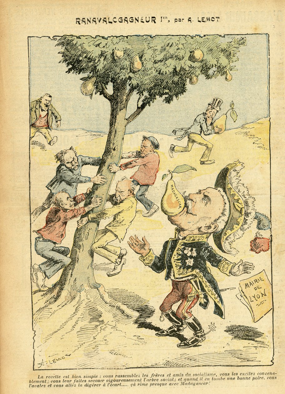 Illustrasjon av Achille Lemot (1846-1909) i Le Pelerin av Achille Lemot