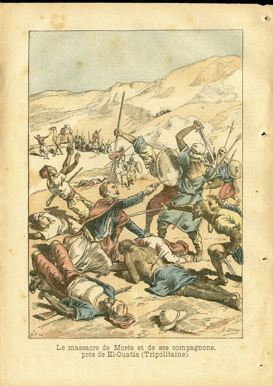 Illustrasjon av Achille Lemot (1846-1909) i Le Pelerin av Achille Lemot