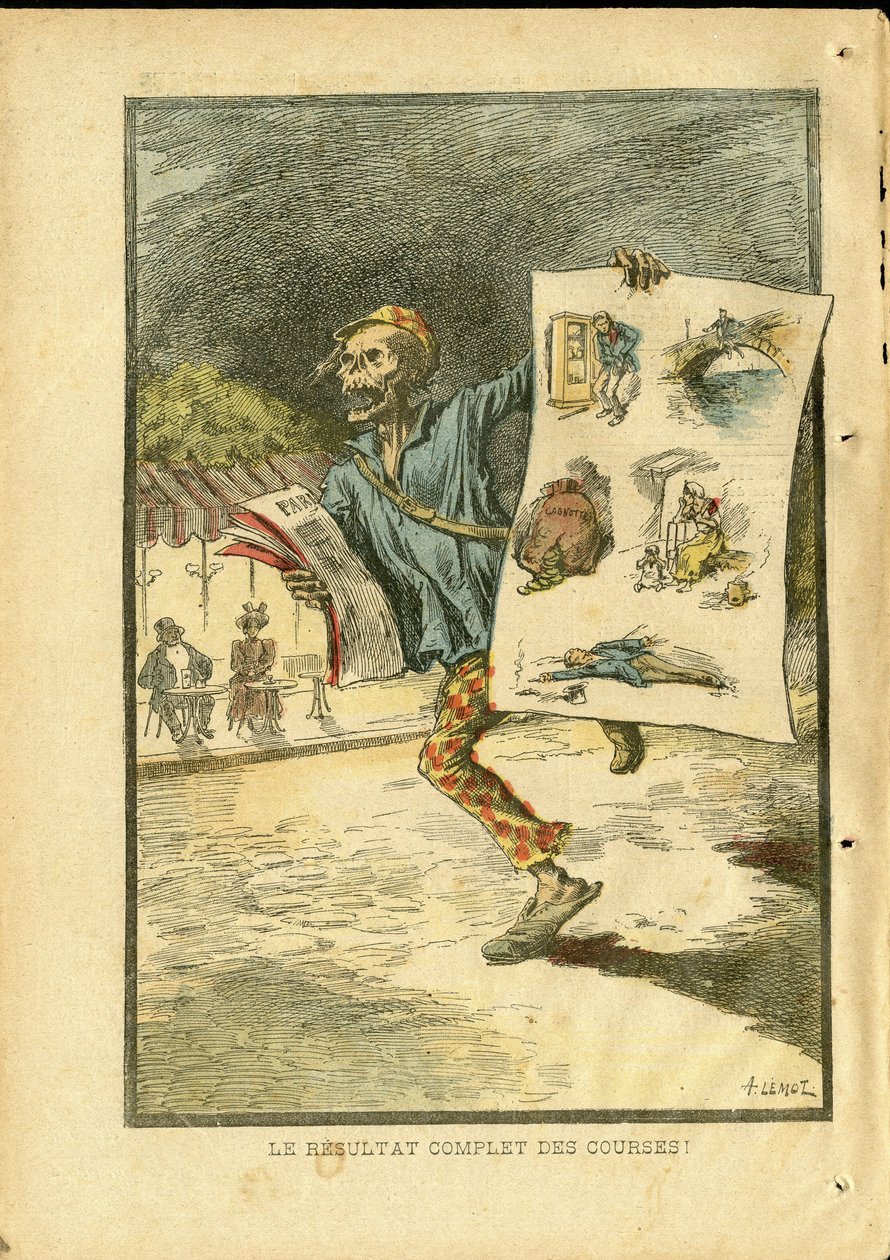 Illustrasjon av Achille Lemot (1846-1909) i Le Pelerin av Achille Lemot