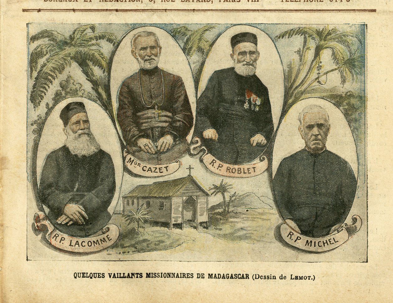 Illustrasjon av Achille Lemot (1846-1909) i Le Pelerin av Achille Lemot