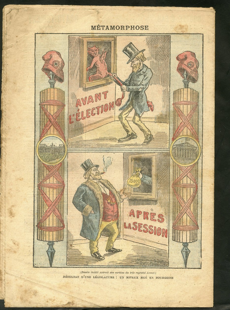 Illustrasjon av Achille Lemot (1846-1909) i Le Pelerin av Achille Lemot