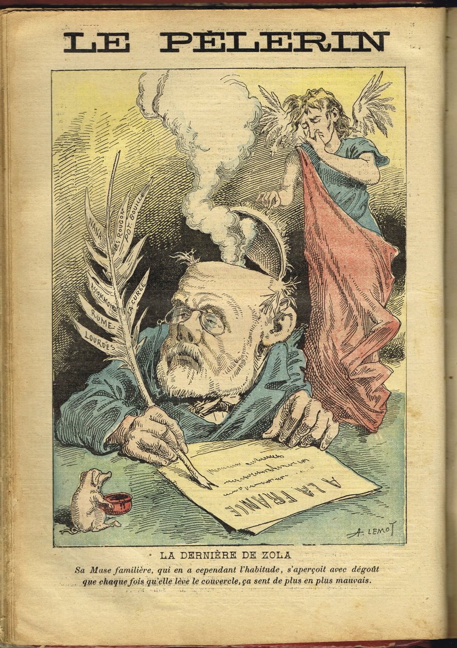 Illustrasjon av Achille Lemot (1846-1909) i Le Pelerin av Achille Lemot
