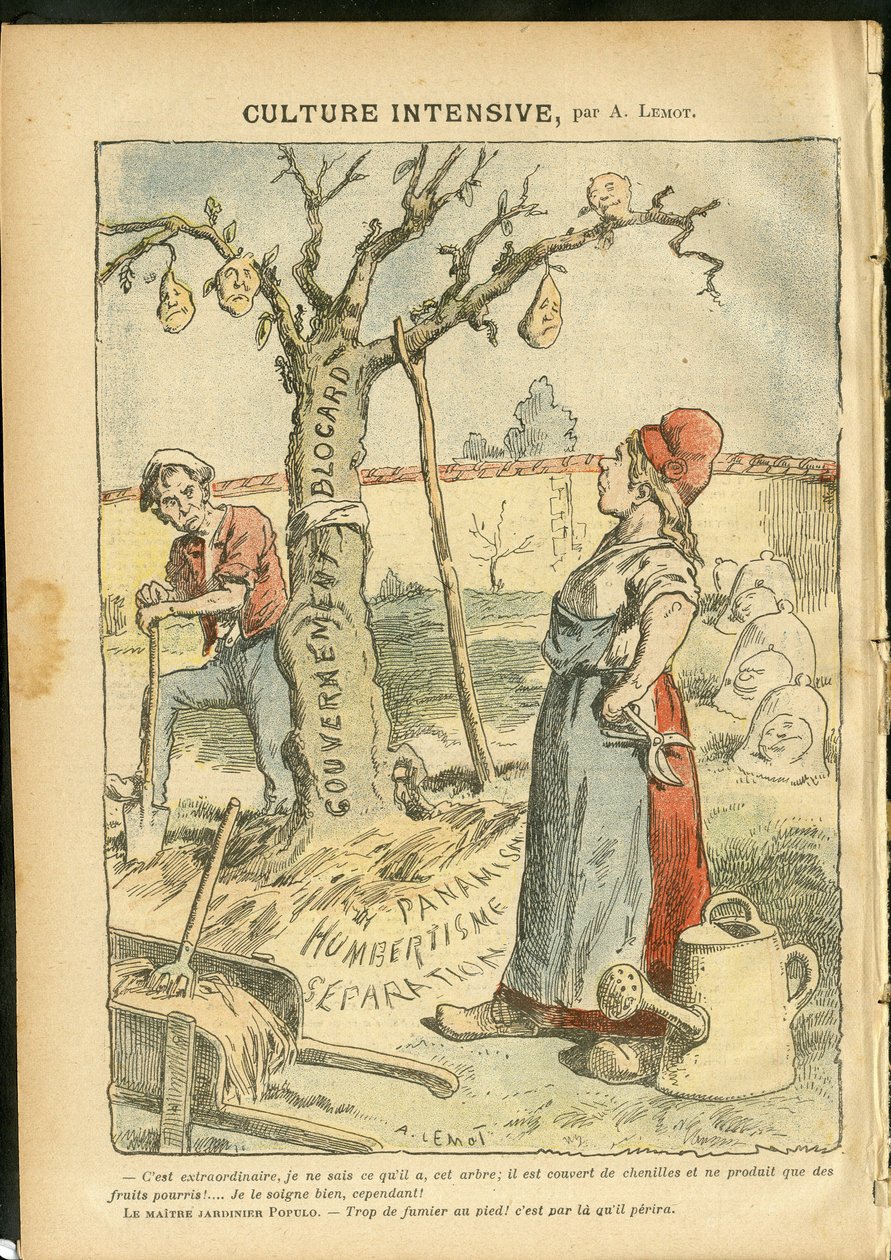 Illustrasjon av Achille Lemot (1846-1909) i Le Pelerin av Achille Lemot