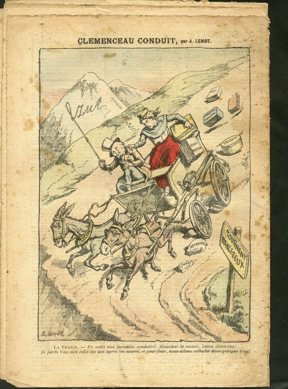 Illustrasjon av Achille Lemot (1846-1909) i Le Pelerin av Achille Lemot