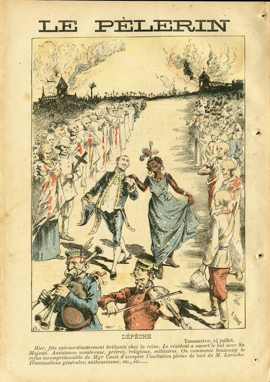 Illustrasjon av Achille Lemot (1846-1909) i Le Pelerin av Achille Lemot