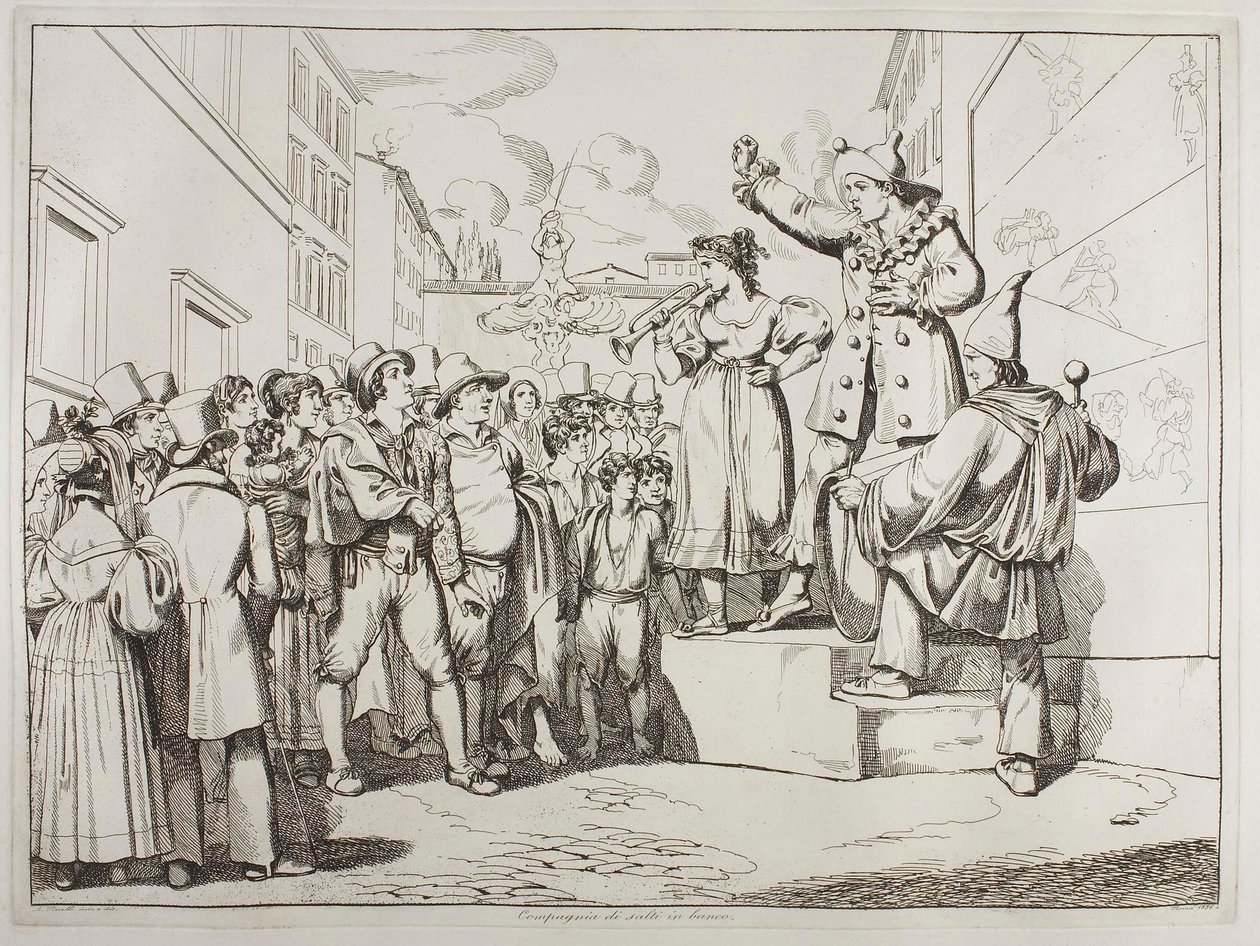 Dansekompaniets forestilling av Achille Pinelli