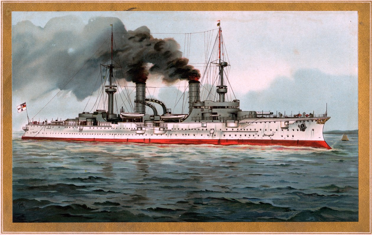 S.M. Stor krysser Prince Bismarck av Adam Cuerden