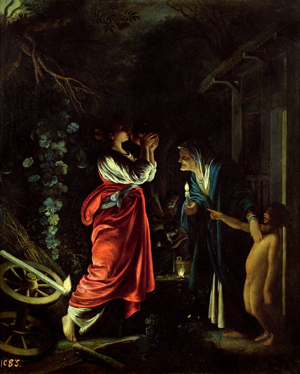 Ceres og Stellio (olje på kobber) av Adam Elsheimer