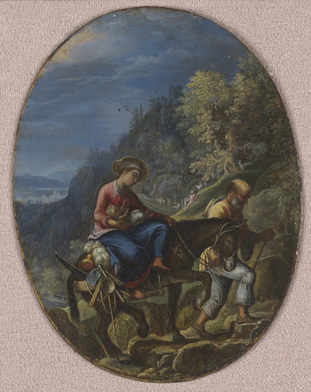 Flyet til Egypt av Adam Elsheimer