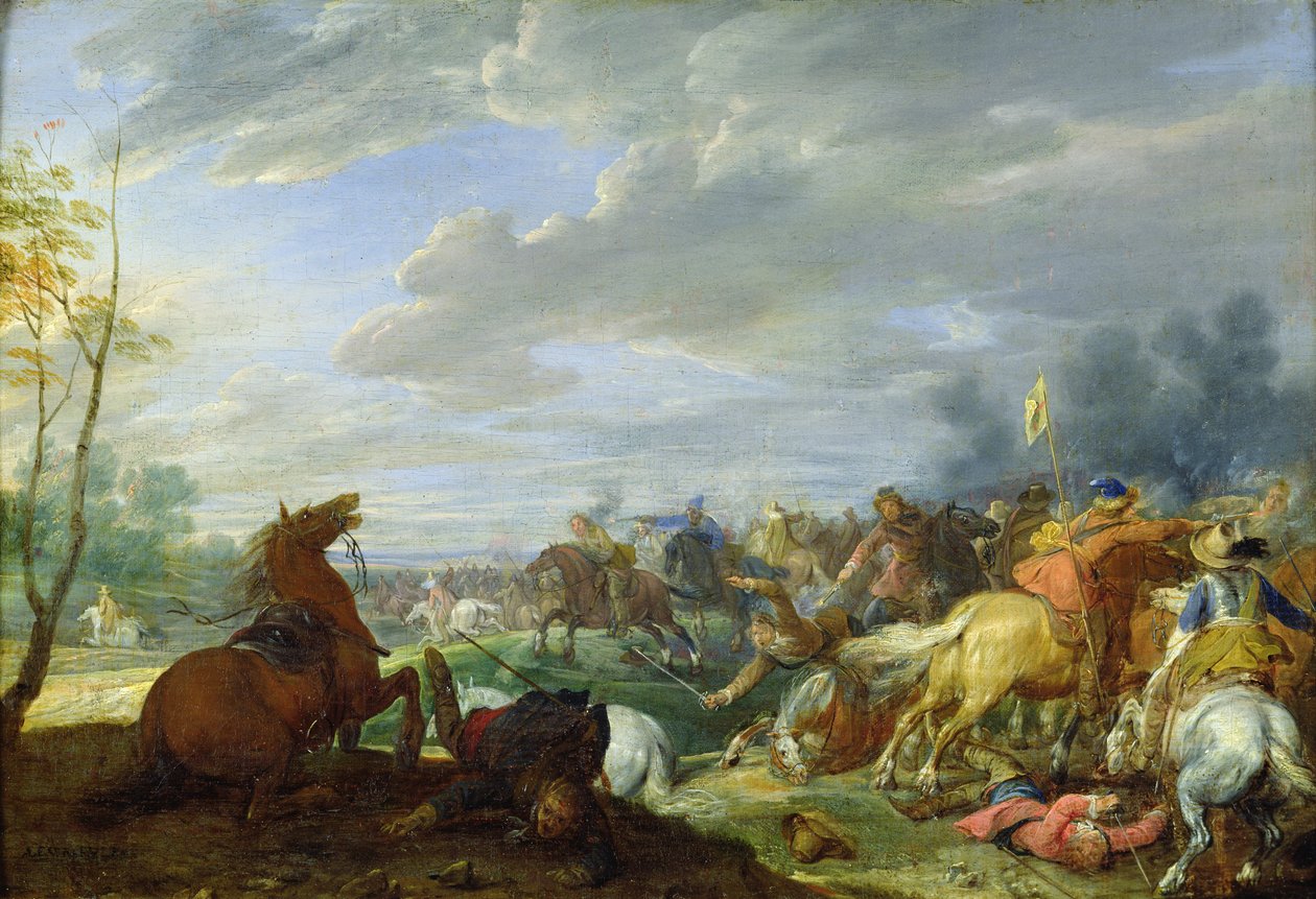 Sjokk kavaleri av Adam Frans van der Meulen