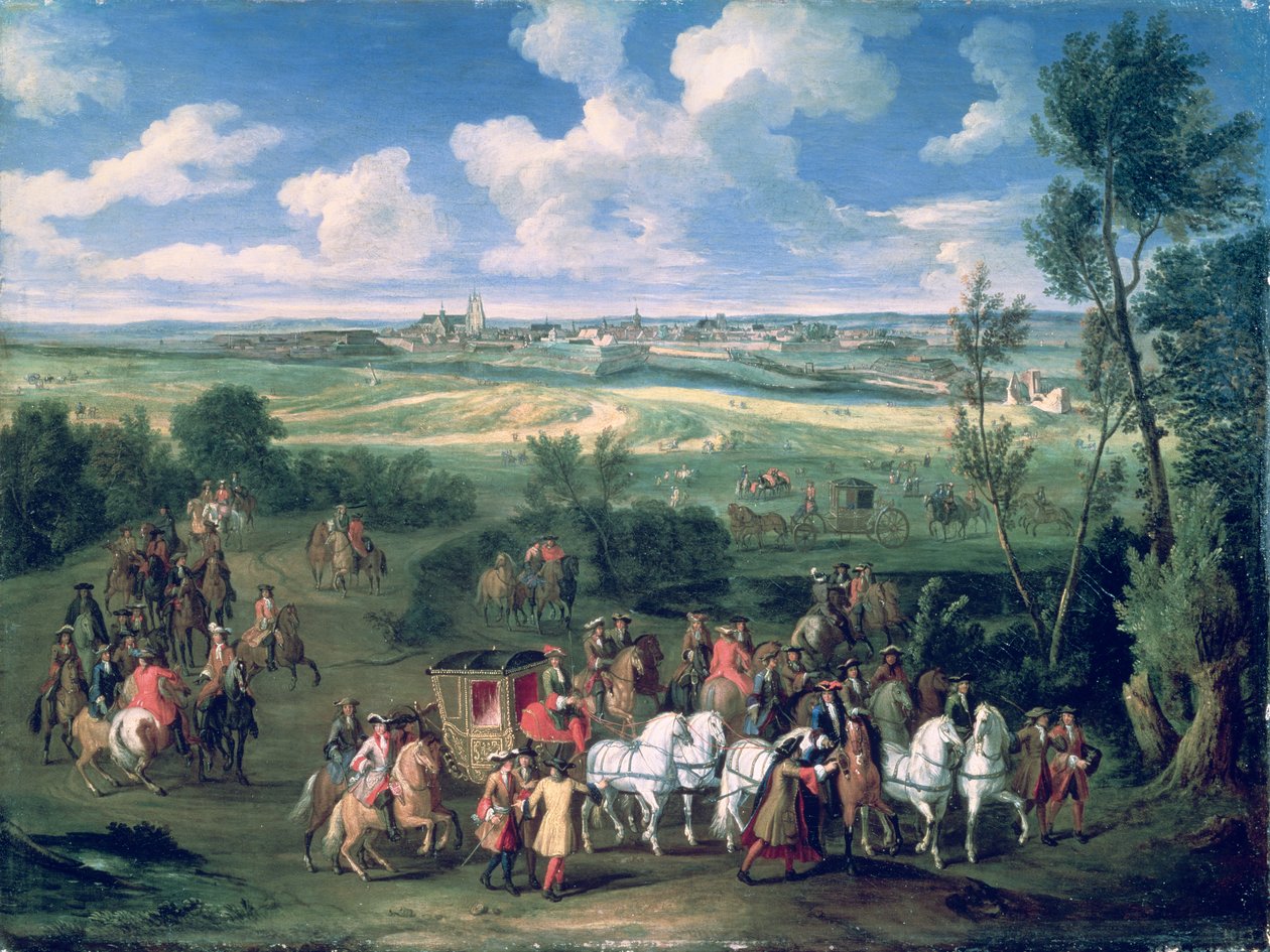 Royal Cortege av Adam Frans van der Meulen