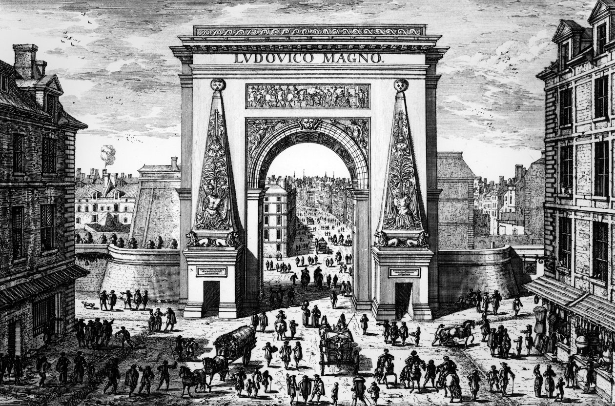 Porte Saint-Denis av Adam Perelle