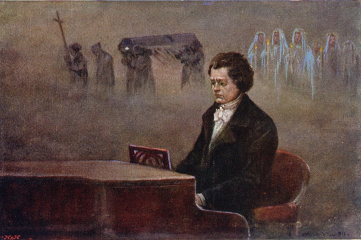 The Vision of Beethoven, ca. 1910 av Adam Setkowicz