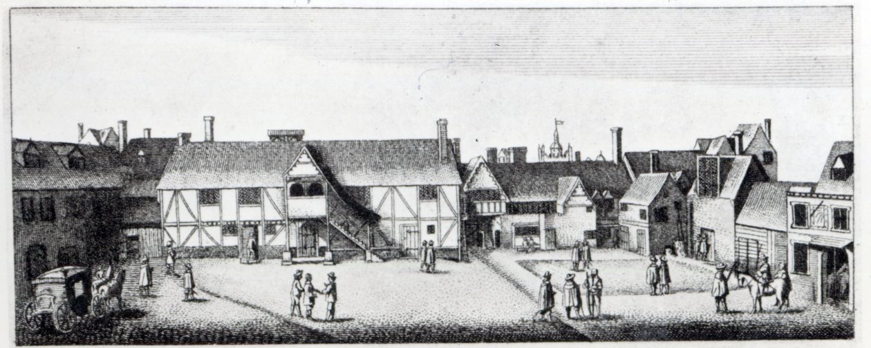 South View of Arundel House i London, etset av Wenceslaus Hollar i 1646 og utgitt i 1792 av Adam Alexius Bierling