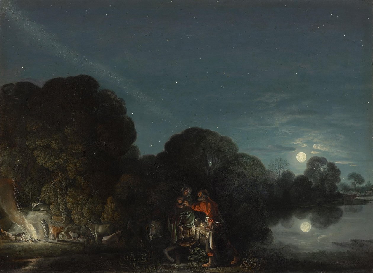 Flukten til Egypt av Adam Elsheimer
