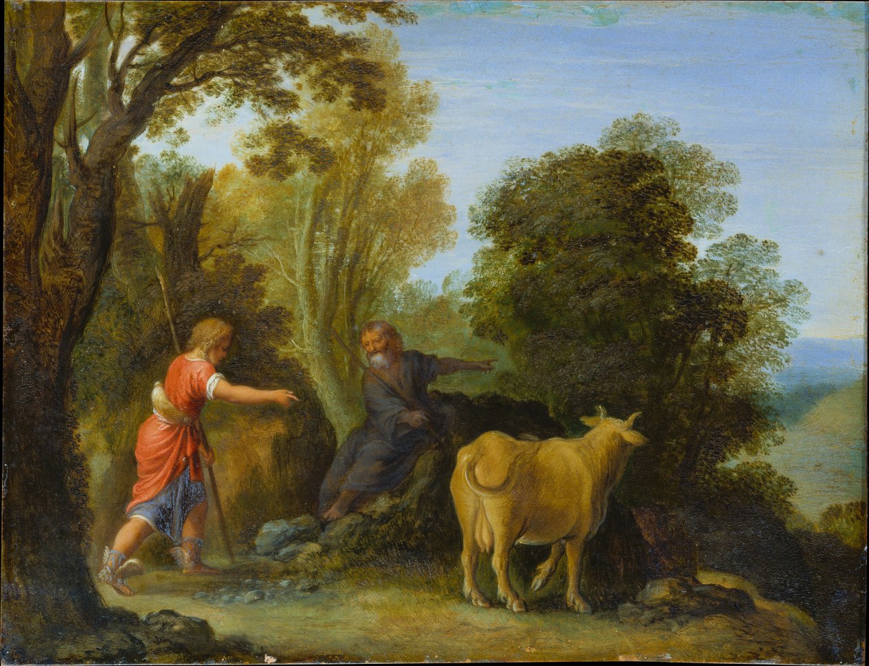 Merkur og Battos av Adam Elsheimer