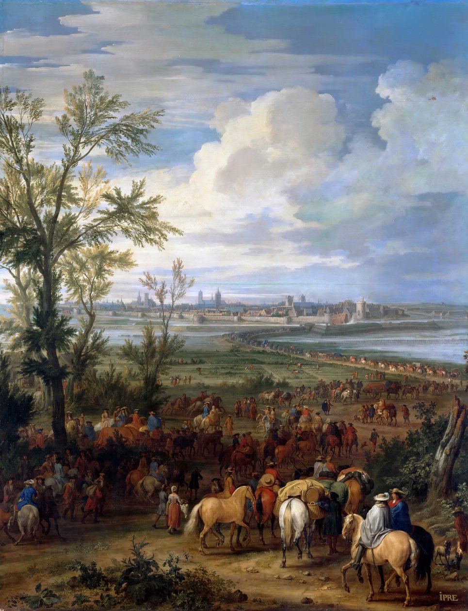 Beleiringen av Ypres, mars 1678 av Adam Frans Meulen van der