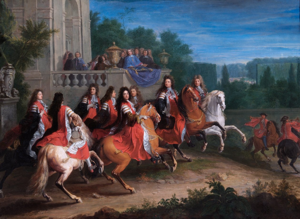 The Colbert Family, ca. 1680-83 (olje på lerret) av Adam Frans van der Meulen